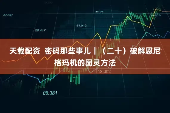 天载配资  密码那些事儿｜（二十）破解恩尼格玛机的图灵方法